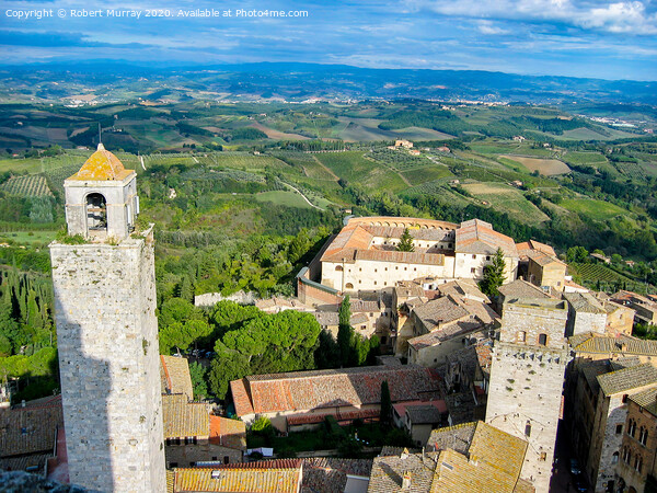 San Gimignano, the City of Beautiful Towers Picture Board by Robert Murray