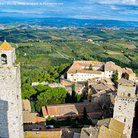 Buy canvas prints of San Gimignano, the City of Beautiful Towers by Robert Murray