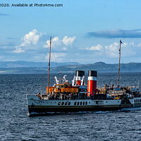 Buy canvas prints of The Paddle Steamer PS Waverly by Robert Murray