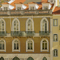 Buy canvas prints of Windows and Balconies, Lisbon. by Robert Murray