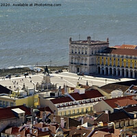 Buy canvas prints of Praca do Comercio, Lisbon. by Robert Murray