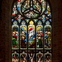 Buy canvas prints of Stained glass window, St. Giles' Cathedral, Edinburgh, Scotland. 2 by Robert Murray