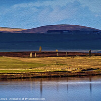 Buy canvas prints of The Ring of Brodgar, Orkney. by Robert Murray