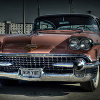 Buy canvas prints of The old Caddy by Steve Thomas