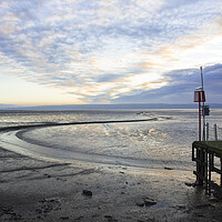 Buy canvas prints of Dusk at West Kirby by Andy Heap