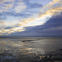 Buy canvas prints of Dusk at West Kirby by Andy Heap