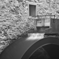 Buy canvas prints of Water Wheel by Andy Heap