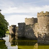 Buy canvas prints of  Beaumaris Castle, Anglesey by Andy Heap