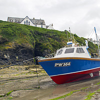 Buy canvas prints of Fishing Boat at Port Isaac, Cornwall by Andy Heap