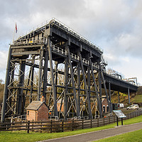 Buy canvas prints of Anderton Boat Lift near Northwich, Cheshire. by Andy Heap