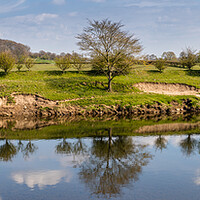 Buy canvas prints of River Ribble panorama by Jason Wells