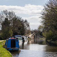 Buy canvas prints of Rufford Branch of the Leeds Liverpool canal by Jason Wells