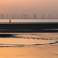 Buy canvas prints of Channels weave through the silt towards an Iron Man by Jason Wells