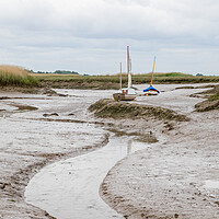 Buy canvas prints of Low tide at Brancaster Staithe by Jason Wells