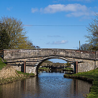 Buy canvas prints of Canal lock seen through a bridge  by Jason Wells