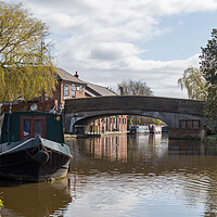 Buy canvas prints of Leeds Liverpool canal going through Burscough by Jason Wells