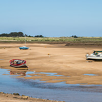 Buy canvas prints of Fishing boats beached at Wells by Jason Wells