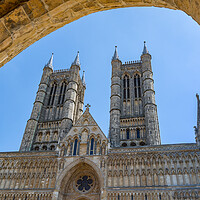 Buy canvas prints of Looking through an archway at Lincoln cathedral by Jason Wells