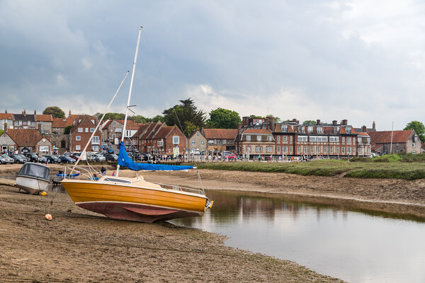 Boats out of the water at Blakeney Picture Board by Jason Wells