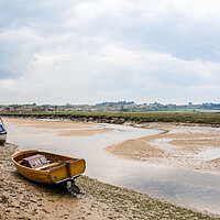 Buy canvas prints of Blakeney panorama at low tide by Jason Wells