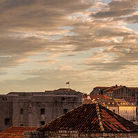Buy canvas prints of Dubrovnik cityscape at dusk by Jason Wells