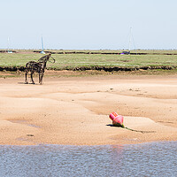 Buy canvas prints of Horse sculpture at Wells next the Sea by Jason Wells