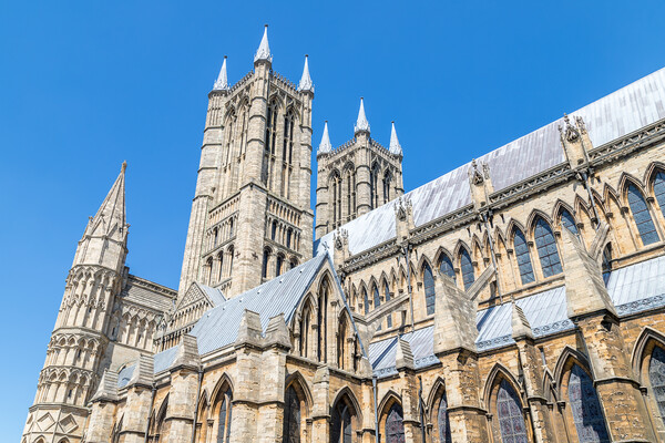 Stunning architecture on Lincoln cathedral Picture Board by Jason Wells