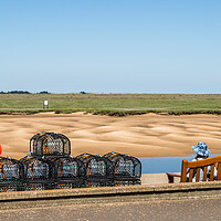 Buy canvas prints of Couple resting at Wells Next The Sea by Jason Wells