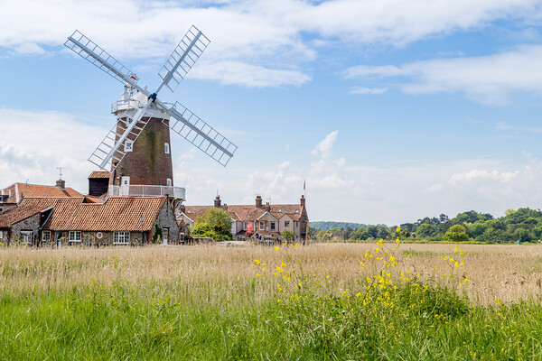 Cley Windmill Picture Board by Jason Wells