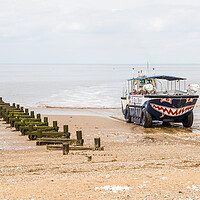 Buy canvas prints of Wash Monster returning to Hunstanton beach by Jason Wells