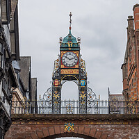 Buy canvas prints of Eastgate Clock on the Chester skyline by Jason Wells