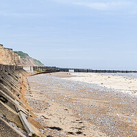Buy canvas prints of West Runton beach panorama by Jason Wells