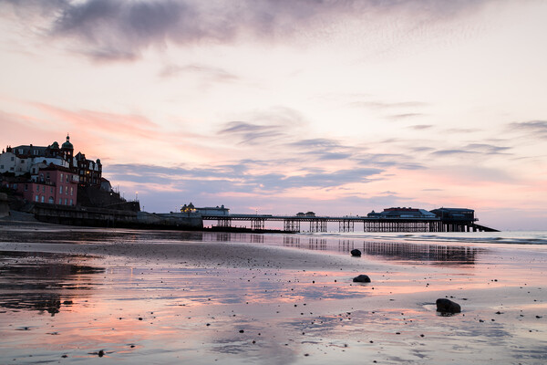 Reflections of Cromer pier Picture Board by Jason Wells