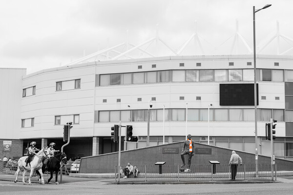 Bloomfield Road in selective colour Picture Board by Jason Wells