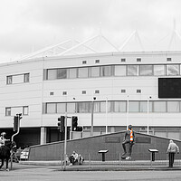 Buy canvas prints of Bloomfield Road in selective colour by Jason Wells