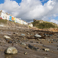 Buy canvas prints of Picturesque promenade at Criccieth by Jason Wells