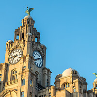 Buy canvas prints of Liver Birds above Liverpool by Jason Wells