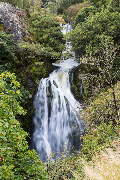 Ceunant Mawr Waterfall Picture Board by Jason Wells