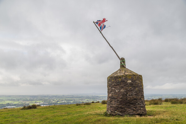 Cairn above Garstang Picture Board by Jason Wells