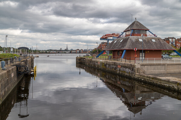 Harbour master building at Preston Marina Picture Board by Jason Wells