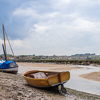 Buy canvas prints of Wooden boats at Blakeney by Jason Wells