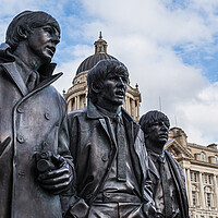 Buy canvas prints of The Beatles statue by Jason Wells