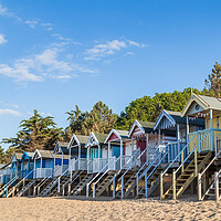 Buy canvas prints of Wells next the Sea beach huts by Jason Wells