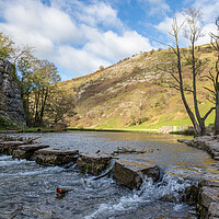 Buy canvas prints of Dovedale stepping stones by Jason Wells