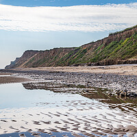 Buy canvas prints of Reflections on West Runton beach by Jason Wells