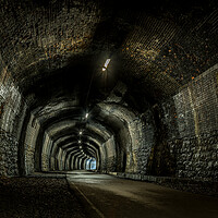 Buy canvas prints of Inside Cressbrook Tunnel by Jason Wells