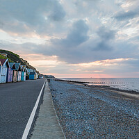 Buy canvas prints of Beach huts along the Cromer seafront by Jason Wells