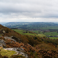 Buy canvas prints of Auutmn colours at Baslow Edge by Jason Wells