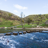 Buy canvas prints of Tourists exploring Dovedale by Jason Wells
