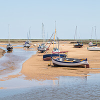 Buy canvas prints of Boats by the quay at Wells next the Sea by Jason Wells